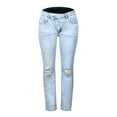 thumbnail image 1 of Aayomet Mom Jeans High Waisted Women's New Boyfriend Jeans (Standard and Plus),Light Blue XL, 1 of 5