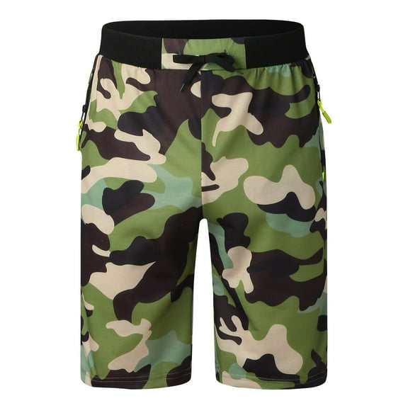 Aayomet Oneal Board Shorts For Men Men's Cargo Shorts Elastic Waistband Relaxed Fit Summer Casual Cotton Work Shorts,Green L