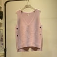 thumbnail image 1 of Aayomet Oversized Sweater Vest for Women Sweater Undershirt (B, XL), 1 of 3
