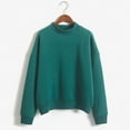 thumbnail image 1 of Aayomet Oversized Sweatshirt for Women Sleeve Pullover Half Turtleneck Sweater Pullover (Green, M), 1 of 3