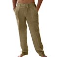 thumbnail image 1 of Aayomet Pants For Men Mens Zip Joggers Pants - Casual Gym Workout Track Pants Comfortable Slim Fit Tapered Sweatpants with Pockets,Khaki XXL, 1 of 4