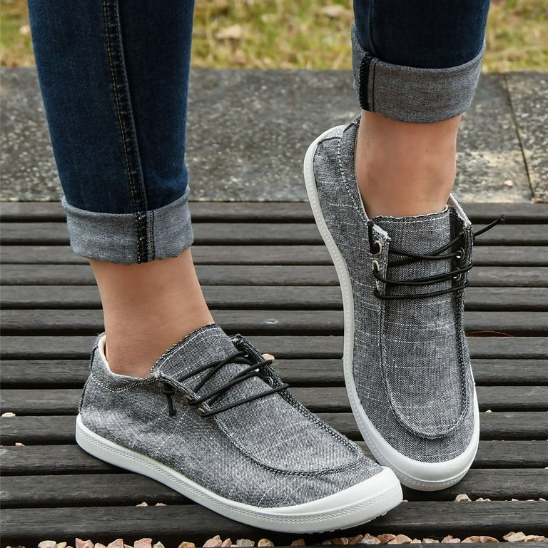 Dark store gray loafers
