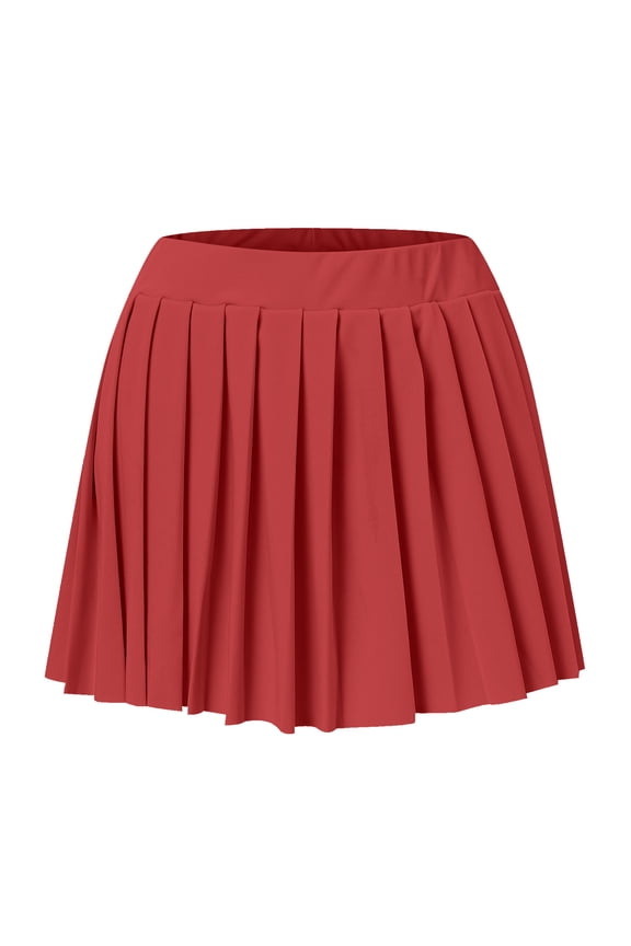 Pleated Skirts For Women Womens Mini Pleated Skirt Club High Elastic Tennis Skating Skirt A Line Skirt,RD2 Large