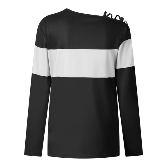 Aayomet Plus Size Tops For Women T Shirts for Womens Long Sleeve Casual Fall Tops Tees Ladies Loose Tunic Top Side Split Tshirts,Black S