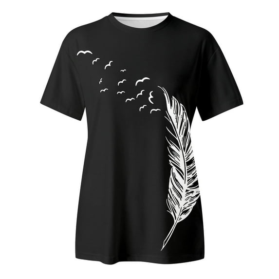 Aayomet Plus Size Tops For Women Womens T Shirts Basic V Neck Tee Loose Fitting Casual Short Sleeve Tops,White M