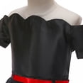 thumbnail image 1 of Aayomet Princess Dress Up Clothes For Little Girls Flower Girls Lace Bridesmaid Dress Long A Line Wedding Pageant Dresses Tulle Party Gown,Black 5-6 Years, 1 of 5