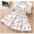thumbnail image 1 of Aayomet Princess Dress Up Clothes For Little Girls Girls and Toddler Long Sleeve Knit Casual Dresses,White 120, 1 of 5