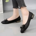 thumbnail image 1 of Aayomet Pumps Shoes Women Thin Casual Point Toe Butterfly-knot Flat Ladies Fashion Women's Solid shoes Women's Pumps,Black 5.5, 1 of 3