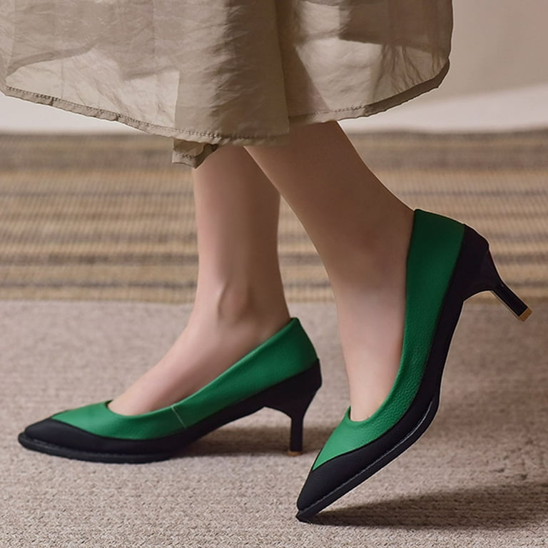 Green pumps size 1 sales