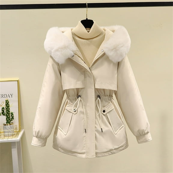 "Aayomet Rain Coats For Women Women Swing Double Pea Coat Winter Long Overcoat Jacket,A XXL"