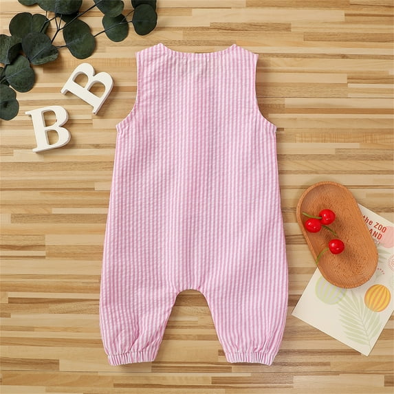"Aayomet Rompers For Baby Boys Baby Boy Girl Romper Solid Short/Long Sleeve Jumpsuit Creeper Unisex Outfit for 0-24 Months,Pink 0-3 Months"