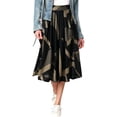 thumbnail image 1 of Aayomet Sequin Skirt For Women Brown Leather Skirts for Women Mini Skirts for Women New Winter Skirts for Women,Yellow 3XL, 1 of 5