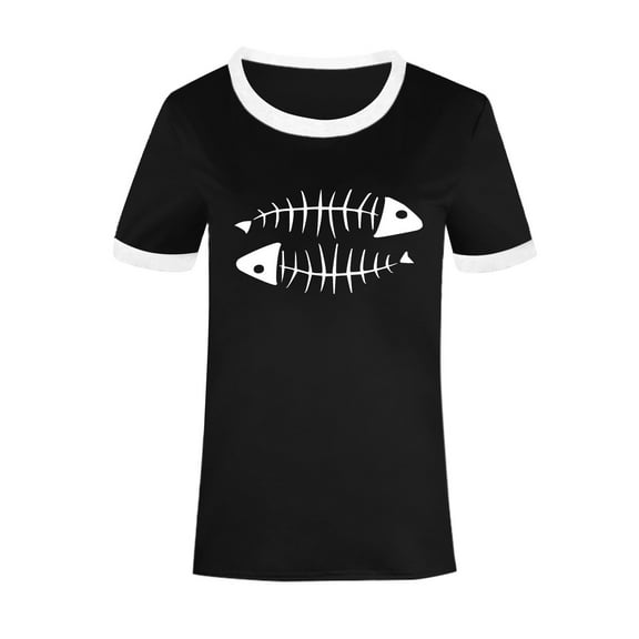 Aayomet Shirts For Women Shirt for Womens Cute T-Shirt Love Heart Printed Shirts Short Sleeve Graphic Tees Tops,Black XL