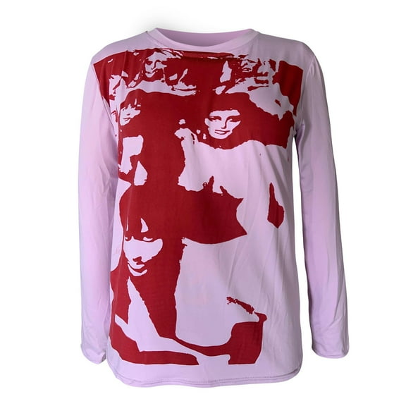 Aayomet Shirts for Women 2023 Women's Long Sleeve Turtleneck Lightweight Pullover Slim Shirt Top,Pink S
