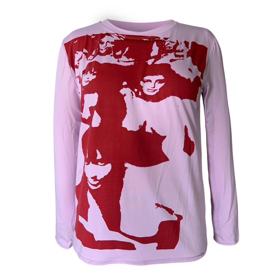 Aayomet Shirts for Women 2023 Women's Long Sleeve Turtleneck Lightweight Pullover Slim Shirt Top,Pink S