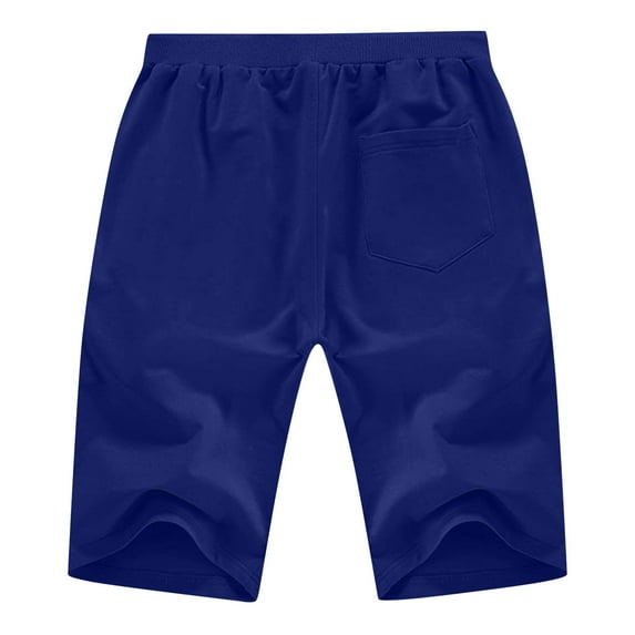 Aayomet Shorts Men Sport Casual Summer Shorts Pockets Bodybuilding Pants Mens Fitness Printed Beach Men's pants,Blue M