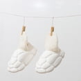 thumbnail image 1 of Aayomet Slippers for Men Indoor and Outdoor Warm Home Plush Soft Bottom Comfortable Flat Cotton Slippers (White, 8.5), 1 of 5