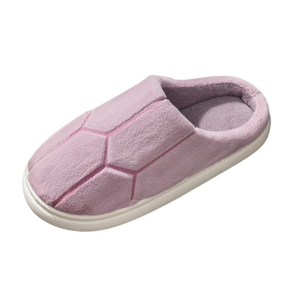 Aayomet Slippers for Women Indoor and Outdoor Fuzzy Plush Lining Slip-on House Shoes for Indoor & Outdoor,Purple 39