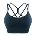Aayomet Sports Bras for Women Sports Bra for Women Padded Medium Support Criss Cross Strappy