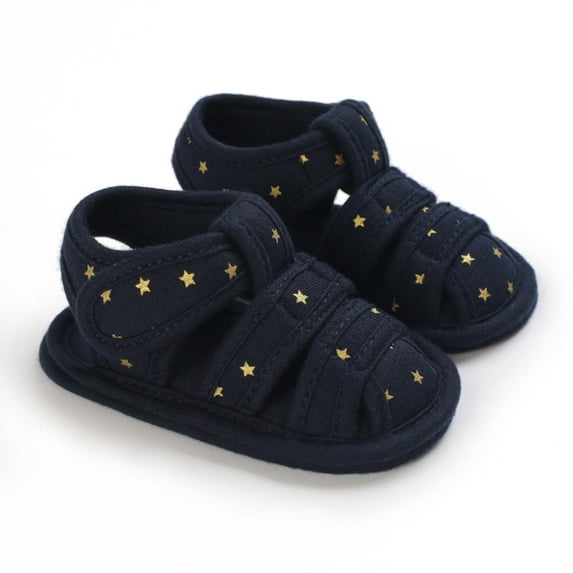 Aayomet Spring And Summer Children Baby Toddler Shoes Boys And Girls Sandals Flat Bottom Round Toe Light Soft Solid Slider Baby,C 5
