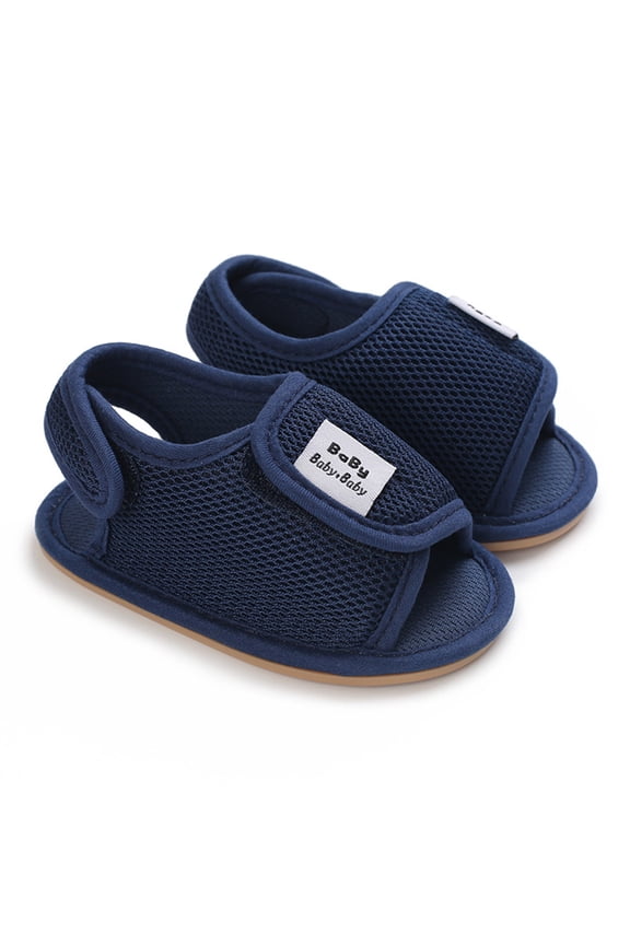 Spring And Summer Children Baby Toddler Shoes Boys And Girls Sandals Flat Mesh Breathable And Baby Boy Sandal,Blue 6