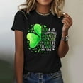 thumbnail image 1 of Aayomet St Patrick's Day Gym Shirts For Women Womens T Shirts Short Sleeve V Neck Casual Summer Tops Tshirts,Black M, 1 of 3