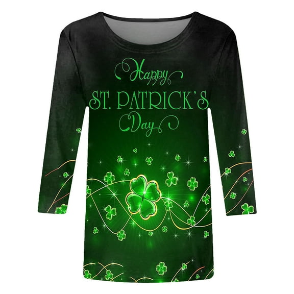 Aayomet St Patrick's Day Tshirts Shirts For Women Women's Basic V Neck Short Sleeve T Shirts Summer Tops Casual,Mint Green L