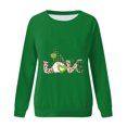 thumbnail image 1 of Aayomet St Patrick's Day Womens Sweatshirt Womens Shirt Pullover Tops, Loose Casual Crewneck T-Shirt, Long Sleeve Sweatshirt for Women,AG XL, 1 of 3