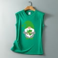 thumbnail image 1 of Aayomet St Patrick's Day Workout Shirts For Women Printed Short Sleeve Tshirts,Womens Summer Crewneck Graphic Tee Shirt Blouse Tops,T L, 1 of 1