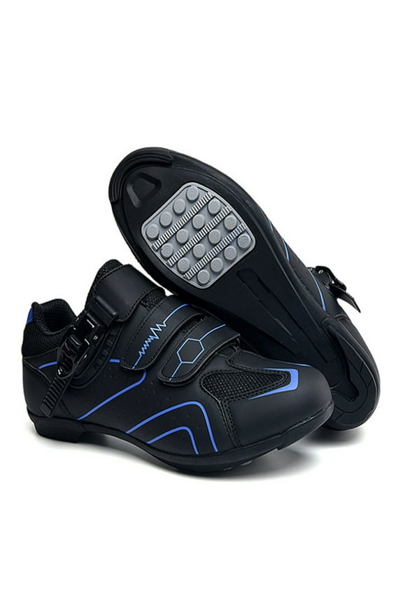 Summer Shoes Womens Shoes Road Cycling Fiber Non-slip Bike Shoes Mountain And Breathable Casual Womens Shoes for Work,Blue 8.5