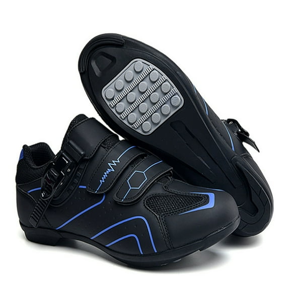 Aayomet Summer Shoes Womens Shoes Road Cycling Fiber Non-slip Bike Shoes Mountain And Breathable Casual Womens Shoes for Work,Blue 8.5