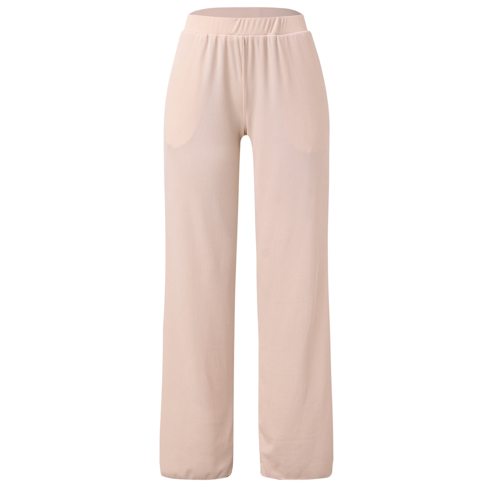 Aayomet Sweat Pants Women's EcoSmart Petite Open Bottom Leg Sweatpants,Pink  XL 