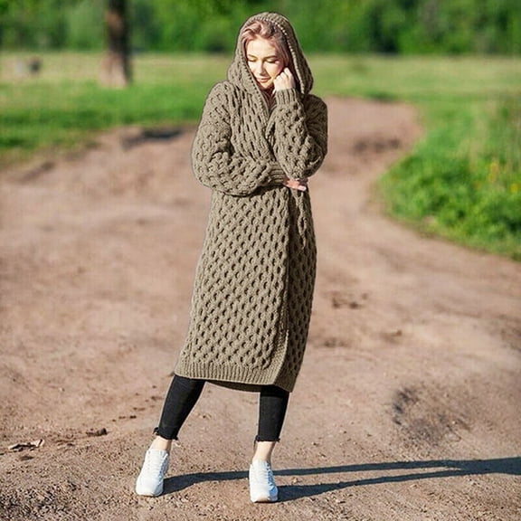 Aayomet Sweater Cardigan Women Women's Fine Gauge Stretch Long-Sleeve Cardigan Sweater,Khaki S-XXL