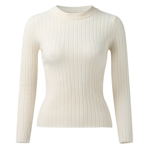 Aayomet Sweaters for Women Turtleneck Women Cute Ribbed Knit Tunic Sweaters 2023 Trendy Slim Fit Fall Sweater,A S-5XL