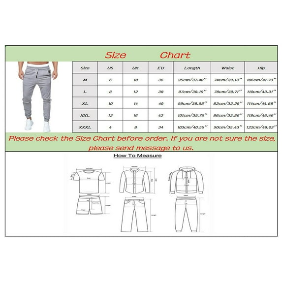 Aayomet Sweatpants For Men Jogger Adult Open Bottom Sweatpants with Pockets, Style,Clear XXL