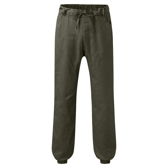 Aayomet Sweatpants For Men Jogger Men's Lightweight Sweatpants Loose Fit Open Bottom Mesh Pants with Zipper Pockets,Army Green 3XL