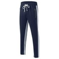 thumbnail image 1 of Aayomet Sweatpants For Men Jogger Men's Sweatpants Zipper Pockets Lightweight Exercise Pants Running Workout Sports,Navy 3XL, 1 of 5