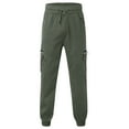 thumbnail image 1 of Aayomet Sweatpants For Men Jogger Mens Sweatpants with Pockets Sports Joggers Running Casual Yoga Pants Loose Fit Straight Leg Open Bottom,Green XXL, 1 of 5