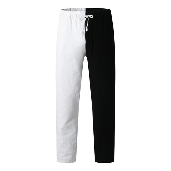 Aayomet Sweatpants For Men Mens Zip Joggers Pants - Casual Gym Workout Track Pants Comfortable Slim Fit Tapered Sweatpants with Pockets,White M