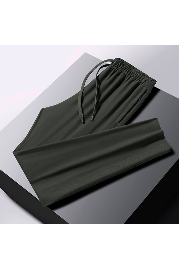 Sweatpants for Men Big And Tall Solid Sports Leggings (AG, XXXL)