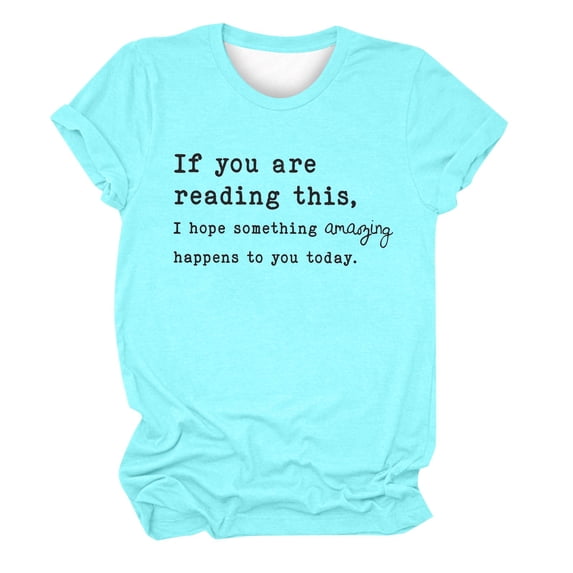 Aayomet T Shirts For Women T Shirt for Women Birthday Graphic Tee Shirt Funny Birthday Party Short Sleeve Tops,Sky Blue S