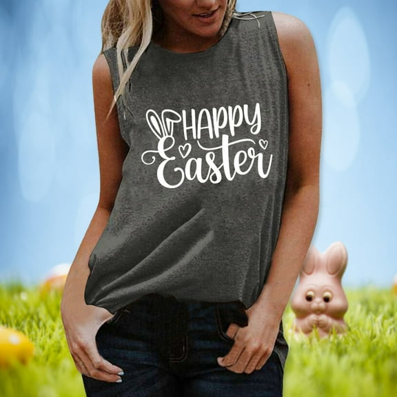 Aayomet Tank Top For Women Women Casual Basic Sleeveless High Neck Rib-Knit Y2k Crop Tank Top,Dark Gray S