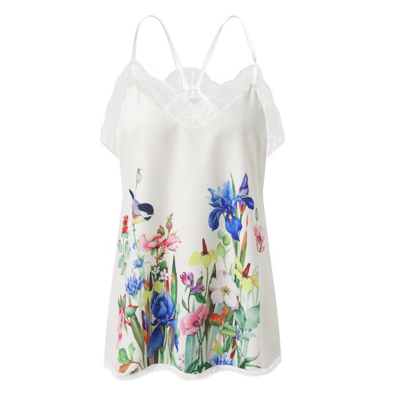 Aayomet Tank Top For Women Womens Tank Tops V Neck Basic Solid Color Casual Flowy Summer Sleeveless,Blue S