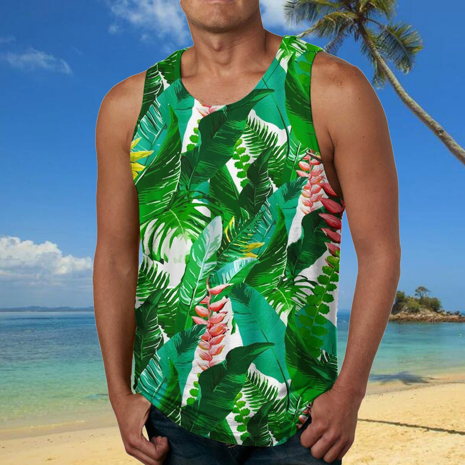 Mens Holiday Vest Tops suturasonline .br