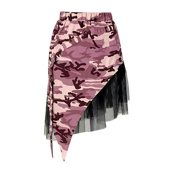 Aayomet Tennis Skirt Women's Boho Floral Print Elastic High Waist Pleated A Line Midi Skirt,Pink S