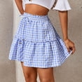 thumbnail image 1 of Aayomet Tennis Skirts For Women Women's Long Rainbow A Line Tulle Tutu Skirts Tiered Skirt Petticoat,Blue L, 1 of 4