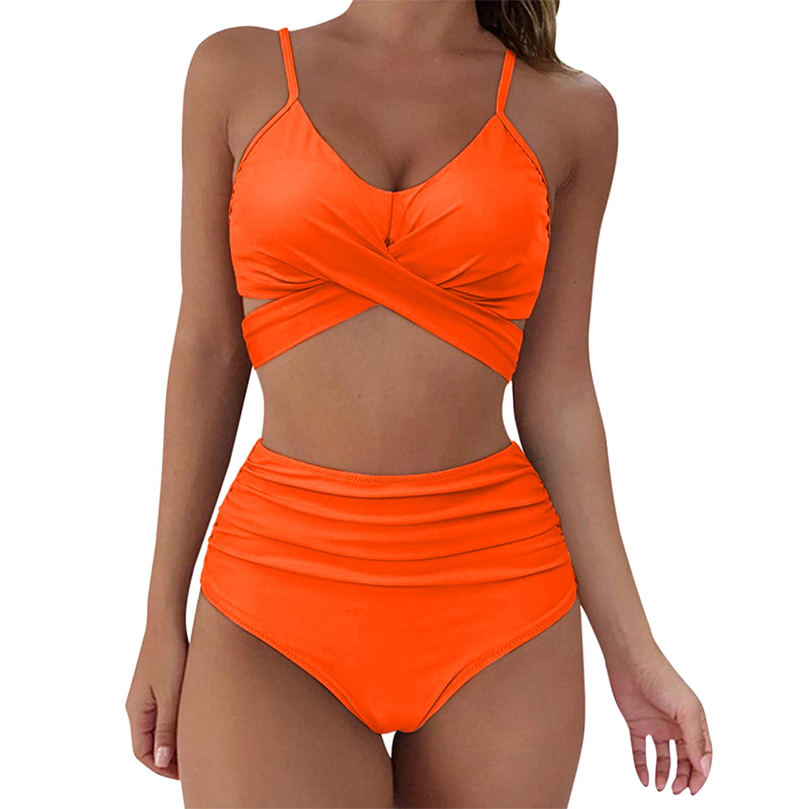 Aayomet Plus Size Bathing Suit For Women Mini Bikini Sets 2Pcs Swimwear  Bottom Swimsuit Micro Bikinis for Women,Pink M 