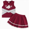 thumbnail image 1 of Aayomet Toddler Baby Girl Cheerleader Outfit Cheerleading Shirt Skirt Set | Cheerleading Outfit Set, Cheer Uniform, Two Piece Halloween Clothes, 1 of 7