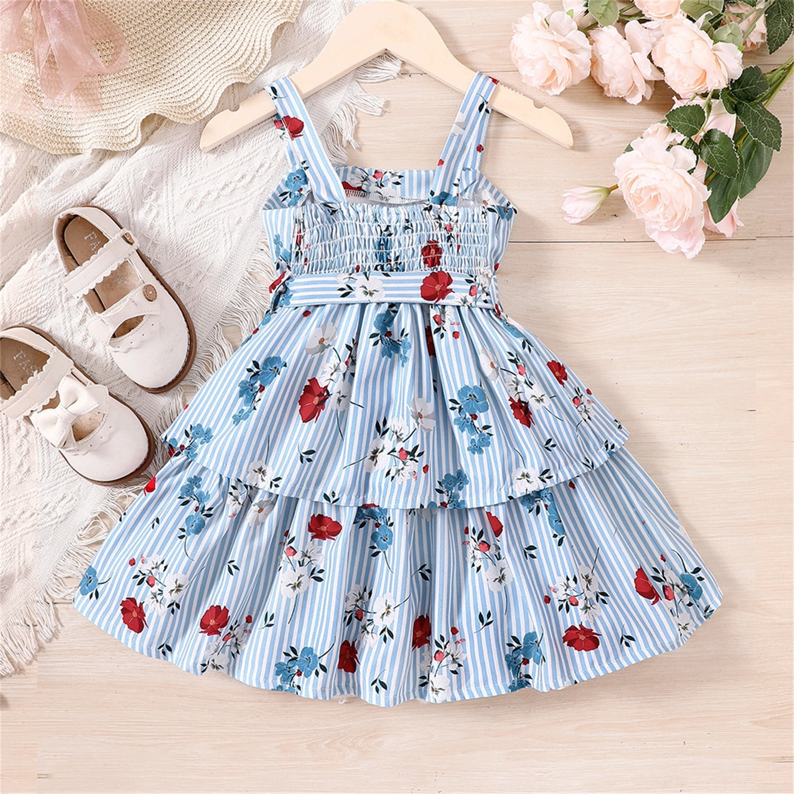 Aayomet Toddler Dress Little Baby Girl Long Sleeve Fall Dress Comfy