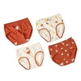 thumbnail image 1 of Aayomet Toddler Training Underwear Girls Girls Period Underwear Panties Protective Briefs (Red,5-6 Years), 1 of 3